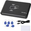 Ouitble Lettore di Schede USB RFID Duplicatore Copiatore di Scheda 125khz con etichetta chiave 5 pezzi Consente il collegamento al PC