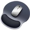 UIEXEA Tappetino Mouse con Supporto per Polso in Gel e Base, Antiscivolo, Comodo Mouse Pad, Lavabile Tappetino per Mouse