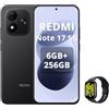 XIAOMI Redmi Note 17 5G 6+256GB, Nero, Smartwatch incluso