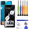 VUXYIT Compatibile con Google Pixel 7 Pro, schermo touchscreen, convertitore digitale, display LCD, ricambio [con telaio]