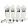vhbw 4x inchiostro compatibile con Lexmark stampante - ciano dye-based, magenta dye-based, nero dye, giallo dye-based 1000ml