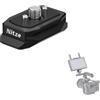 Nitze NATO Rail da 38mm, Binario NATO con Perni di Posizionamento da 1/4 e Piastra a Sgancio Rapido Integrata per Arca-Swiss - N49-A4