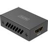 DIGITUS DS-55341 Ripetitore HDMI - UHD 8K/60 Hz (HDTV: 7680 × 4320p) Max. 10 m - UHD 4K/60 Hz Max. 13 m - Amplificatore di segnale, HDMI 2.1, HDCP 2.3, DTS, Dolby Digital, LPCM - Alimentazione: USB-C