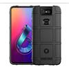 Generico Custodia Compatibile con ASUS Zenfone 6 ZS630KL / ZS630KL-2A002EU S855 COVER case soft GEL SILICONE protezione flessibile SLIM matte MORBIDA TPU nero
