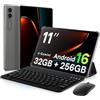TABWEE Tablet 11 Pollici Android 16 con Tastiera, 32GB+256GB, 90Hz, 8000mAh