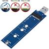 EasyULT M.2 SSD a USB 3.0 Adattatore NGFF SATA Basato B/B+M SuperSpeed Adattatore 5Gbps Supporto 2230 2242 2260 2280 compatibile per Windows 10/8/7/XP/2003/2000/Vista,Linux,Mac 10.0 OS