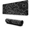 Surwin Tappetino per il Mouse, Stampa HD Tappetini Mouse Gaming Tappetino Mouse da Tavolo Soft Confortevole Tappeti Mouse Base in Gomma Antiscivolo Mousepad Durevole (300x600mm,Nero 2)