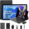 ANTIOXID Tablet 11 Pollici Android 16 Tablet con 4G LTE 5G WiFi,36GB(12+24) RAM 512GB ROM (1TB TF), Gemini AI Integrata, 8000mAh, 13MP + 8MP, Face ID, WiFi, GPS,Garanzia 2Anni,Tableta con ratón y teclado,Negro