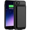 MIGAFEI Custodia a batteria per iPhone 8/7/6S/6/SE 2020, 6800 mAh, batteria ricaricabile, batteria estesa, custodia di ricarica di backup per iPhone 6/6S/7/8/SE 2020 (4,7 pollici), colore: Nero