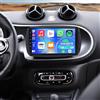 Loddery 4+64G 2 Din Android 15 Autoradio Stereo per Mercedes-Benz Smart Fortwo 2015-2022 con wireless Carplay Android Auto, 9 pollici Touch Screen Radio Lettore Multimediale con navigazione GPS FM SWC Wifi