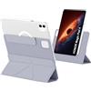 zZjoOoj Custodia Protettiva Honor MagicPad 4 12.3'' con Rotazione 360° e Magnetica, Supporto Regolabile, Modalità di Sospensione Intelligente e Chiusura Magnetica,Viola Lavanda