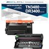 LCL TN3480 TN3430 TN-3480 TN-3430 8000Pagine DR3400 DR-3400 (1 Toner + 1 Tamburo) Compatibile con HL-L5000D HL-L5100DN HL-L5100DNT HL-L5200DW HL-L5200DWT HL-L6200DW HL-L6200DWT HL-L6250DW HL-L6250DN