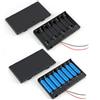 JinRuiCPeng 2 Porta Batterie 12v 8xaa, Custodie per Batterie in Plastica Con Interruttore, Vano Batterie in Plastica Robusta, Scatola per Batterie per Fai Da Te, Elettronica, Giocattoli, LED