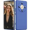 ISOI - Cover per Honor Magic6 Lite/Honor Magic 6 Lite 5G, Custodia Morbida in Silicone Liquido, Protezione Completa Antiurto Ultra Sottile per il Corpo - Blu