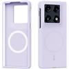 GIOPUEY Cover Magnetica per Motorola RAZR Fold, Compatibile con MagSafe, Materiale PC Rigido Custodia, Comodo e Liscio al Tatto Case - Purple