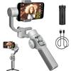 ZHIYUN CINEPEER SMOOTH 5E Stabilizzatore Smartphone, Luce di Riempimento Integrata, Treppiede, Stabilizzatore Gimbal a 3 Assi per iPhone, Android, Editing Intelligente, Carico 300g