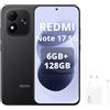 XIAOMI Redmi Note 17 5G 6+128GB, Nero,Con caricatore da 67W