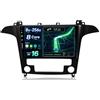 BXLIYER - [8G+256G, 8-Core] - Android 16 IPS Autoradio Per Ford S-Max (2007-2015) - Senza fili Carplay + Android Auto - LED Camera & MIC - DSP DAB Volante 360-Camera Fast-Boot WIFI -9 Pollice 2 Din