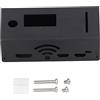 TICFOX Custodia per modulo hotspot MMDVM Custodia in lega di alluminio Custodia protettiva per scheda di espansione MMDVM Custodia per dissipatore di calore in lega di alluminio per Raspberry