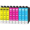 Yowell 9 cartucce per stampante 16XL compatibili con stampanti Epson 16 16XL a colori per WorkForce WF-2760 WF-2630 WF-2510 WF-2660 WF-2750 WF-2650 WF-2540 WF-2530 WF-2520
