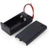 TICFOX Porta della Batteria da 9 V, PROGETTAZIONE PROGETTAZIONE PROGETTAZIONE Porta di Cabina, 9 V Volt PP3 Popsoluto Box Casella DC W/Coperchio Interruttore di ondata/Spegnimento