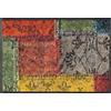 Wash+Dry Tappeto Vintage Patches 40x60cm, Adatto per Interni ed Esterni, Lavabile