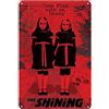 Dreacoss Targa in metallo retrò The Shining Come Play With Us Classic Horror Film Poster Halloween Vintage Wall Decor per casa, strada, cancello, bar, ristoranti, caffè, negozi Pub, regalo 30 x 20 cm