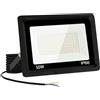 Jefedana Proiettore LED esterno IP66 impermeabile proiettore LED esterno proiettore LED 3000 K bianco caldo Floodlight per casa, garage, patio, terrazza, campo (50 W)
