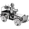 Brubaker Figura a Vite Camion dei Pompieri - Figura di Ferro del Pompiere Uomo di Metallo - Camion dei Pompieri d'epoca - Figura di Metallo Fatta a Mano Regalo Per Pompiere Pompiera