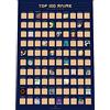 Enno Vatti 100 Anime Poster da Grattare - I Migliori Anime Giapponesi di Tutti i Tempi (42 x 59.4 cm)