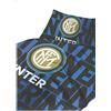 hermet Parure Sacco Copripiumino Letto Singolo FC Inter 100% Cotone Sacca + 1 Federa