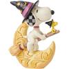 Enesco Peanuts by Jim Shore Midnight Ride (Snoopy Witch) Statuetta