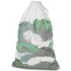 Meowoo 1Pcs Retina per Lavatrice, 60x90 cm Sacchetti Lavatrice Biancheria, Sacchetto di Lavaggio Grandi Coulisse Sacco della Biancheria Borsa della Lavanderia, Vestiti Borse Lavaggio, Bianco