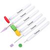YURROAD 6pcs Penna Quilling Multifunzione Strumento Quilling Ago Quilling Tools per Arrotolare Strisce di Carta 1,5/3/5/7/10mm Larghezza