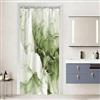 Uiiooazy Tenda Doccia Antimuffa 90x180cm Effetto Marmo Turchese Gradiente