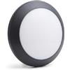 B·LED BARCELONA LED BARCELONA LED Fumagalli Berta Plafoniera Esterna Nero E27 IP66