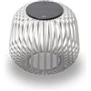 LUUK Studio Lanterna Solare, IP65, Lampada da Tavolo Senza Fili, Grigio, S | Luce d'atmosfera Dimmerabile per Giardino e Balcone: Energia Solare, Ricaricabile via USB-C, per uso Interno ed Esterno