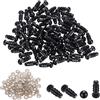 PATIKIL Occhi Sicurezza 5mm Occhi In Plastica Nero 130 Set | Per Peluche Giocattoli All'Uncinetto Bambole DIY Creazione Artigianale