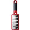 Microplane Grattugia da Cucina Lama Ultra Spessa Acciaio Inossidabile Rossa Serie Home Ideale per Patata, Zucchina, Carota, Mela, Cavolo e Formaggio