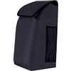 Generic Borse trolley per la spesa 39L impermeabile carrello della spesa borsa di ricambio con tasca laterale in rete borsa pieghevole nera accessorio per interni casa
