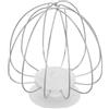 KICHOUSE Frusta per Impastatrice Planetaria 6L in Acciaio Inossidabile e Pom | Accessorio di Ricambio per Montare Panna e Uova, Installazione Rapida, Argento, per Cucine Domestiche e Laboratori