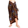 PANASIAM Pareo Peacock - Sarong Mare L-XXL - Telo Mare - Morbida Viscosa | Per donna & uomo, come gonna pareo, abito da spiaggia, copricostume, sarong da spiaggia, arazzo da parete, motivo stampato