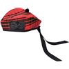 H HIGHLAND REDSTONE Glengarry - Cappello Scozzese Tradizionale, in Lana acrilica, Tartan Glengarry, Accessori per Kilt