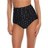 Ocean Blues Slip da donna a vita alta bikini con controllo della pancia costumi da bagno increspati da spiaggia
