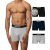 Snocks Boxer Uomo Microfibra Elasticizzato Paco da 3 Mutande Uomo Intimo in Micromodal Nero Taglia XL Grigio Mutande Slip Boxer Uomo Intimissimi Blu