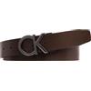 Calvin Klein Pelle cintura 3.5 Adjustable Revable Giftset W110 Black/Brown nero