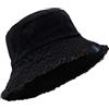 AYPOW Cappello Pescatore da Sole Unisex, Reversibile Bucket Hat con Bordo Sfrangiato in 100% Cotone UV Protezione Cappello Pieghevole Cappello Parasole Cappellino a Secchiello Estivo