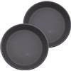 The HC Companies SLI14000A42T020LREST - Sottovaso Rotondo Classico, in plastica, 35,6 cm, Grigio Caldo