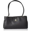 Tommy Hilfiger Borsa a tracolla da donna, morbida, nera, taglia unica