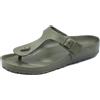 Birkenstock 1019143 Gizeh Eva Khaki Infradito per Uomo in Gomma Verde con fibia (Taglia 40)
